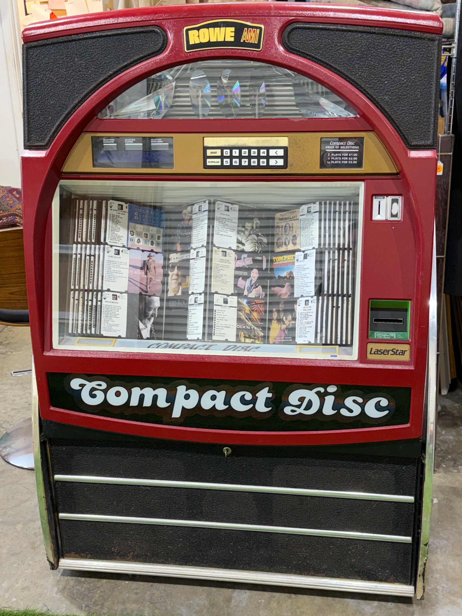 Rowe AMI Compact Disc Jukebox CD-100-D - Works Great - 41.5" x 26" x 60" (1 of 14)