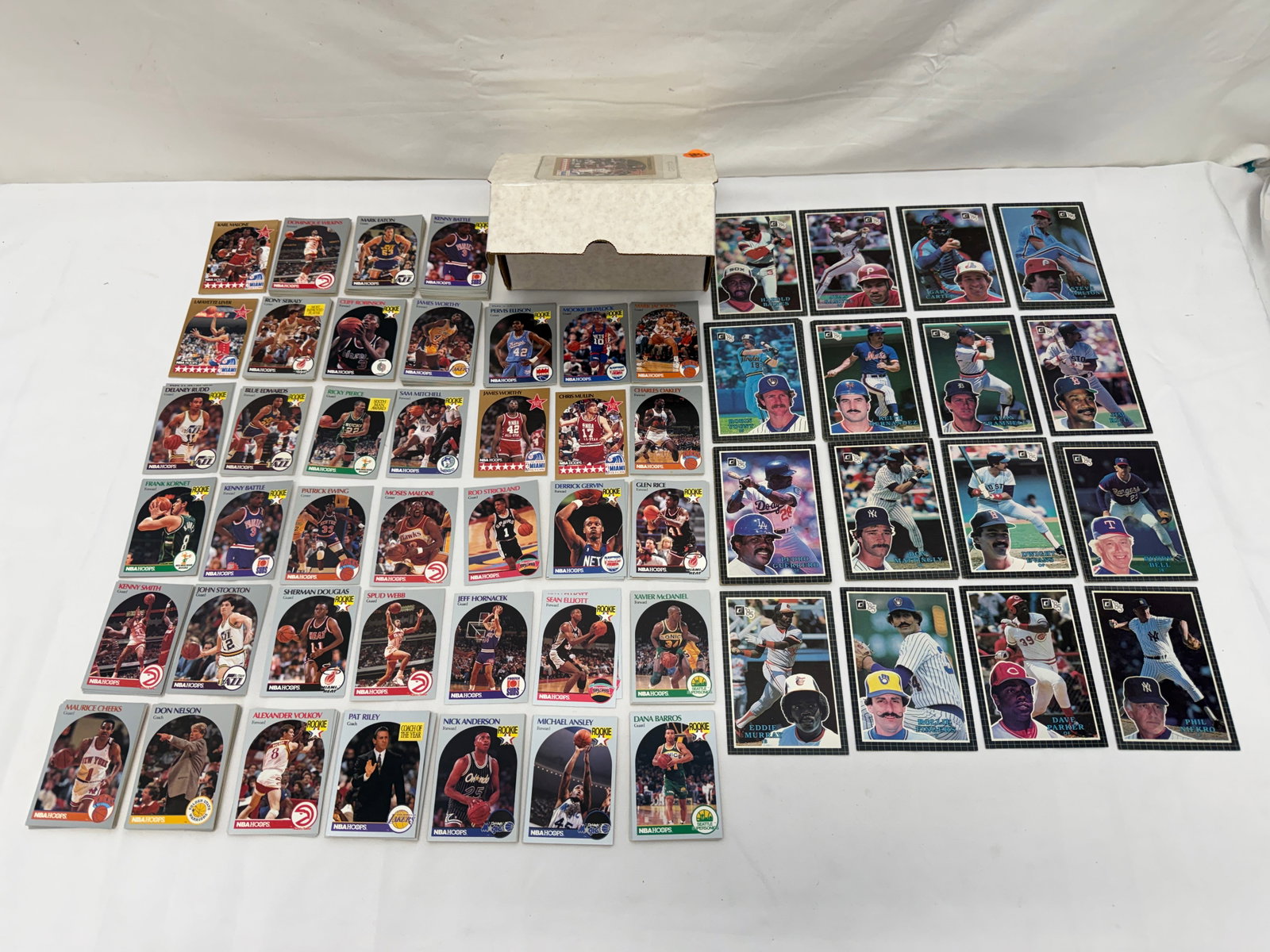 1990/91 Hoops NBA + 1985 Donruss MLB Trading Cards: Rookies / Commons / More