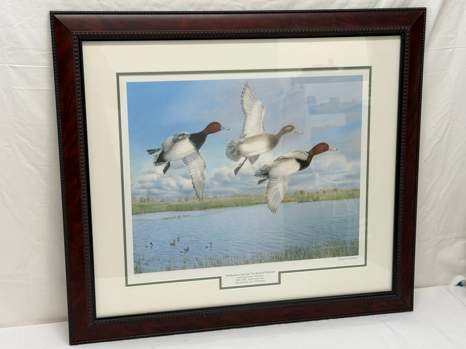 Signed Ducks Unlimited Richard Kirkman Limited Ed #d Lithograph (1 of 7)