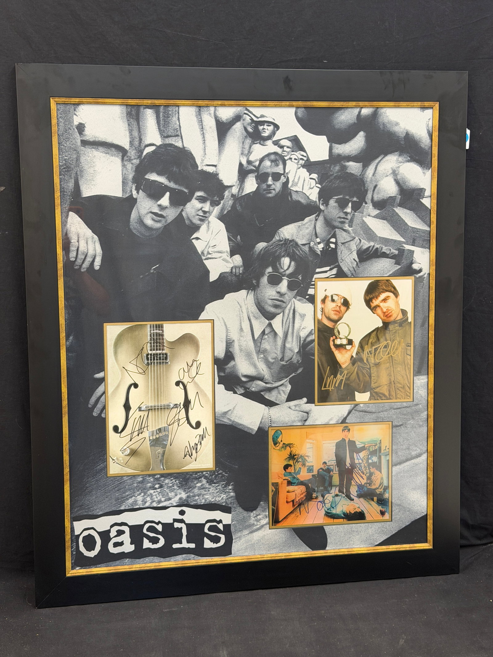 Oasis Band Collection of Autographs with Certificates (1 of 8)