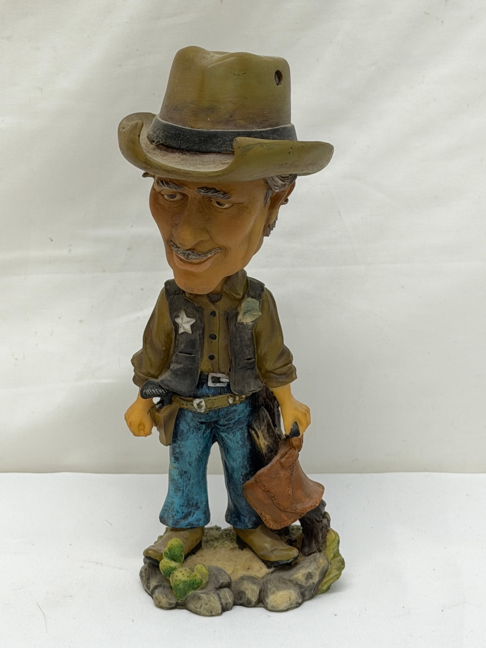 Western Cowboy Sheriff Bobblehead 8.75"T (1 of 5)