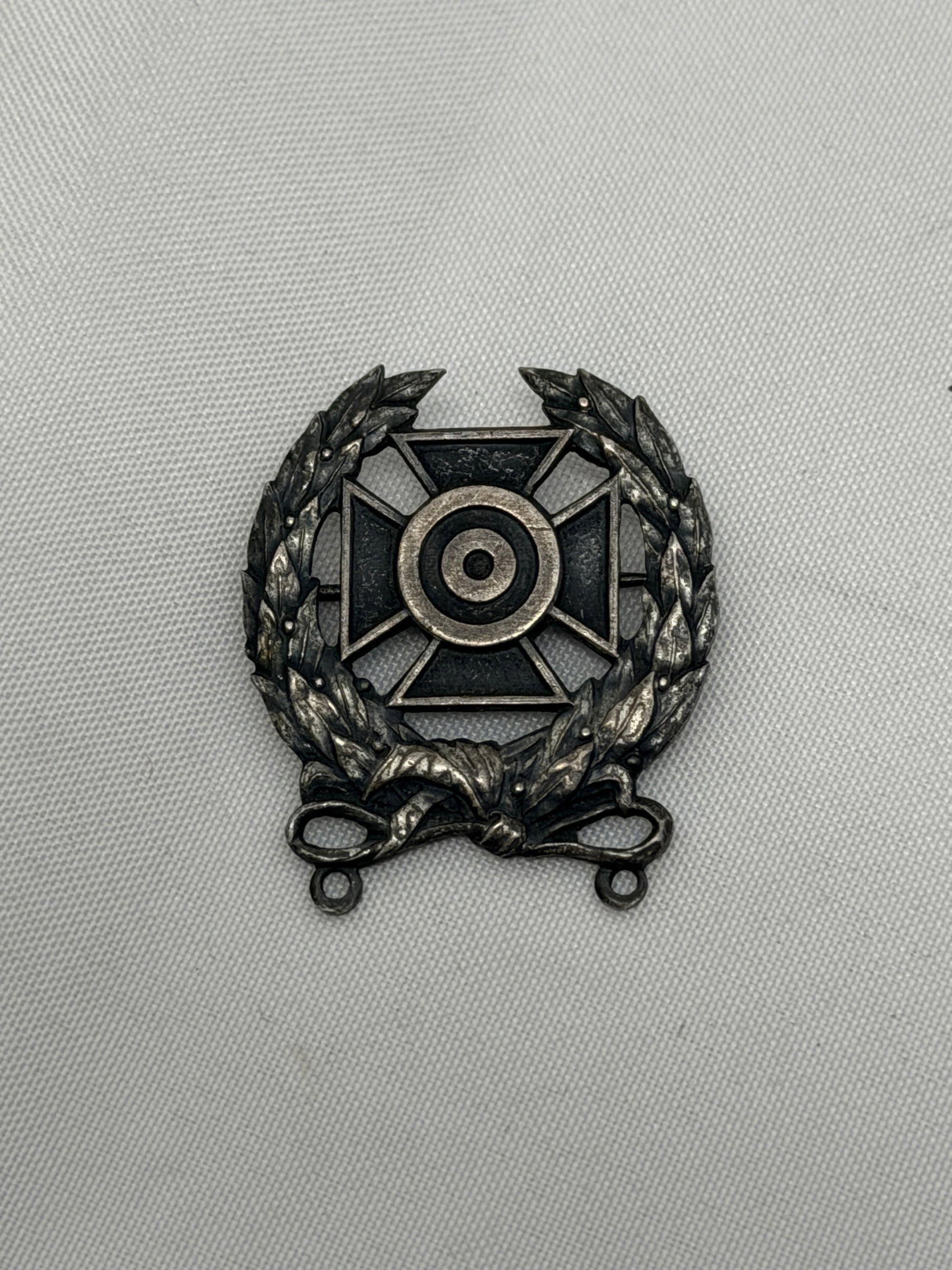 WWII Sterling Silver US Army Expert Marksman Badge