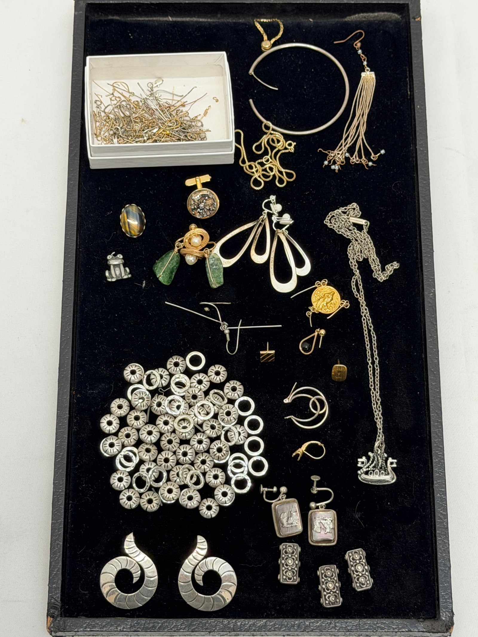 Sterling Silver Jewelry, Jewelry Making Items including 14K (1 of 9)