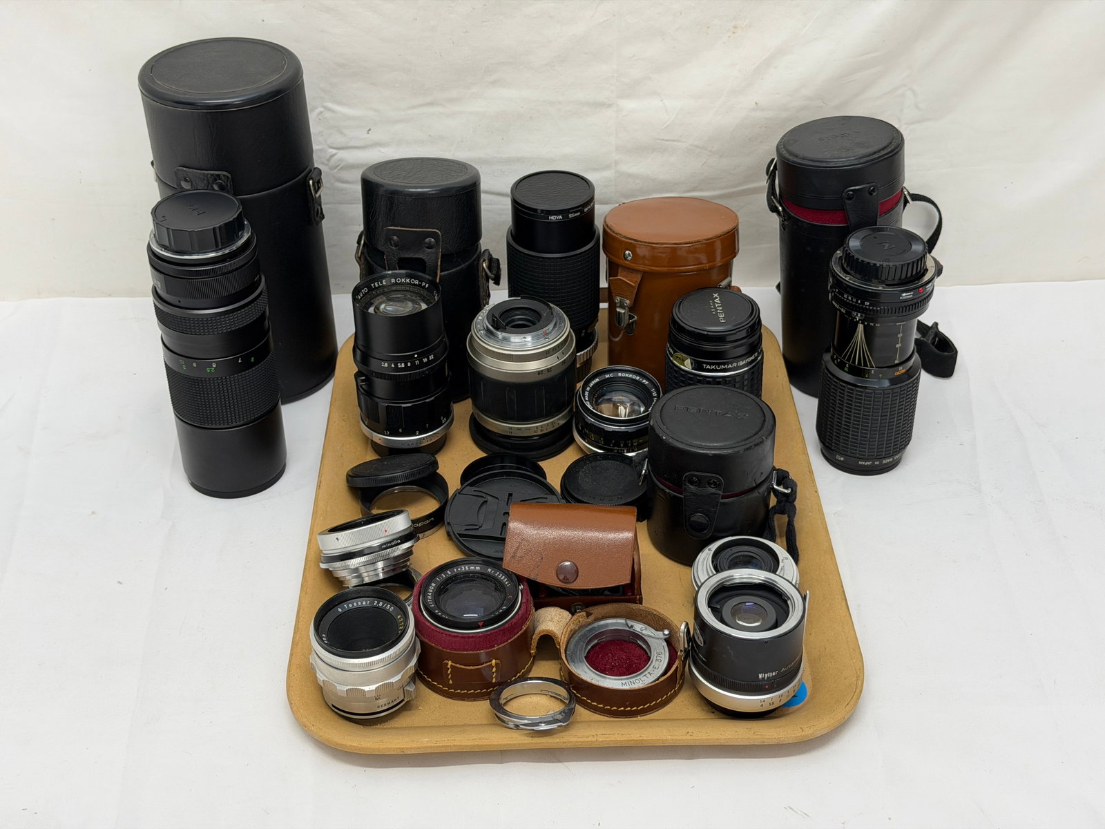 Lot of Asst Camera Lenses - Minolta, Enna Werk + More (1 of 14)