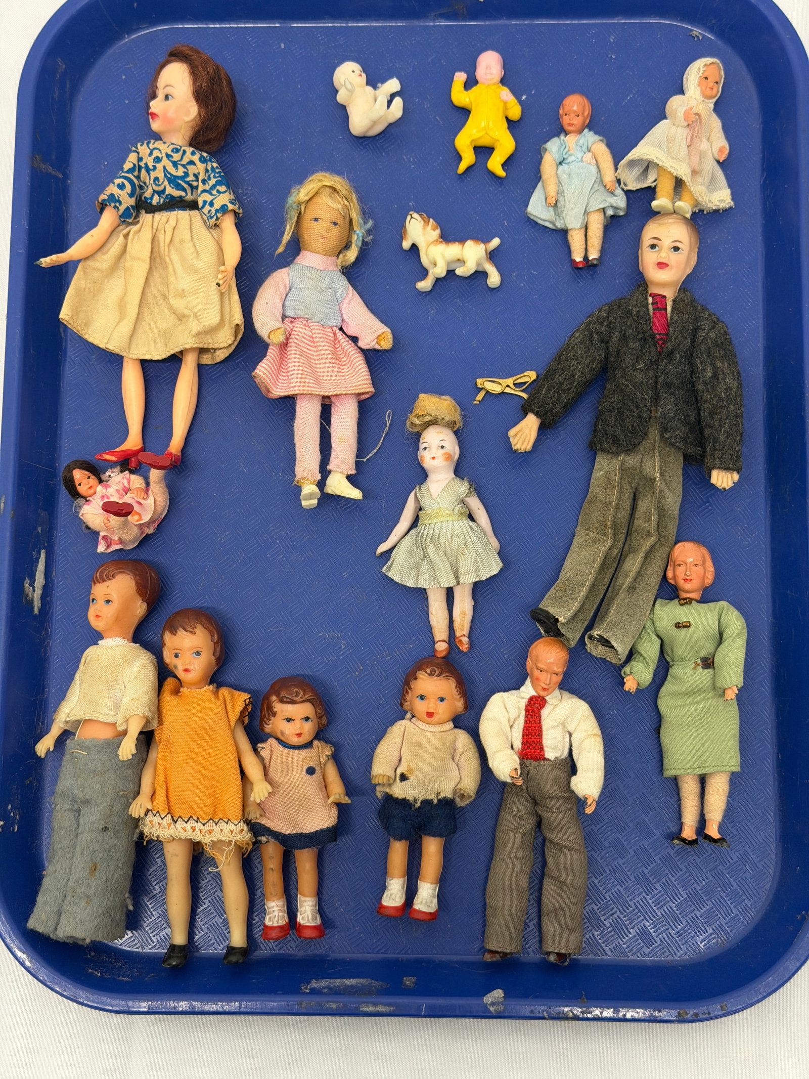 Lot of 1950s Miniature Doll House Dolls - Caco + More (1 of 7)