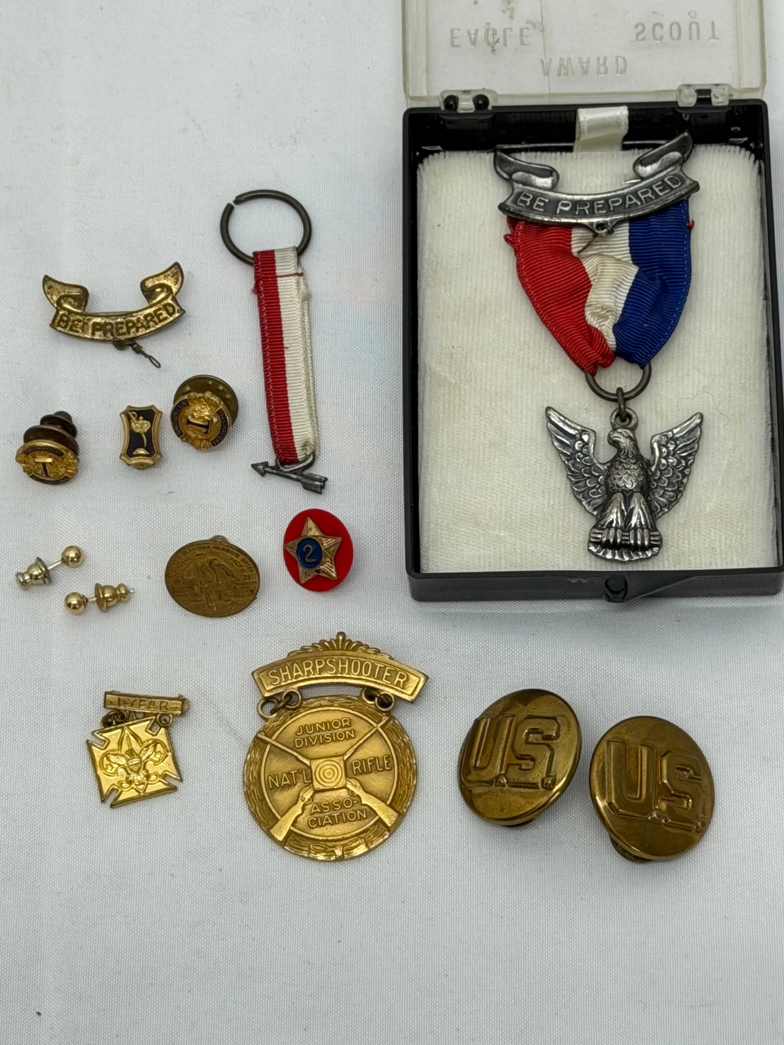 Asst Vintage Military, Boy Scout Pins + More (1 of 6)