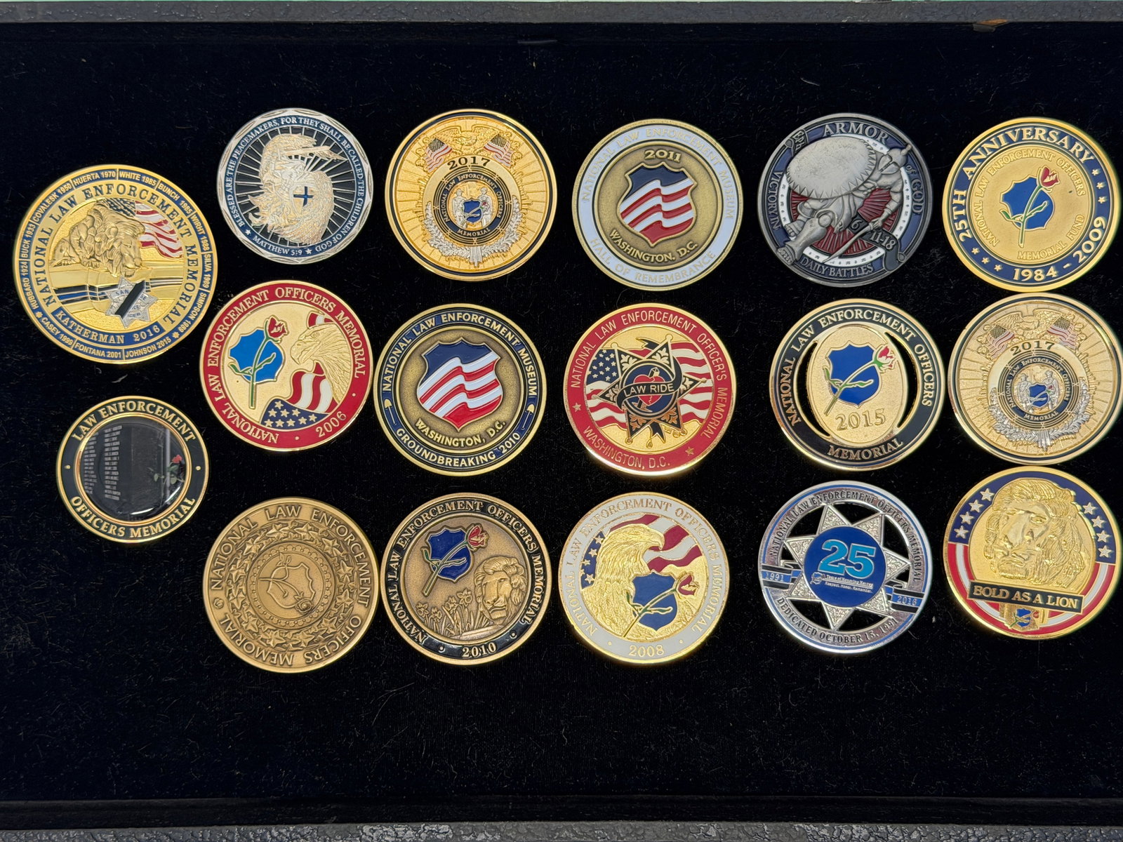 (17)National Law Enforcement Challenge Medals (1 of 7)