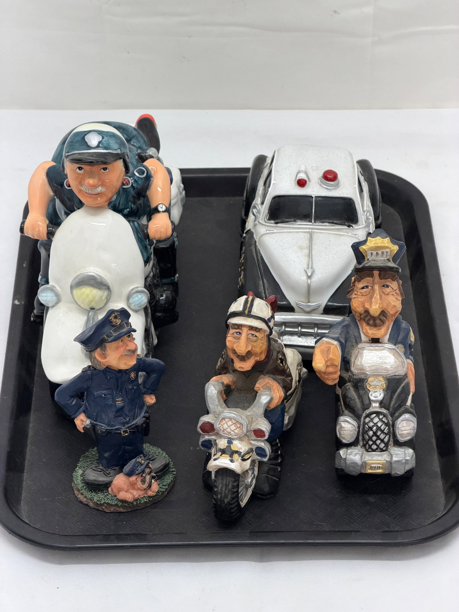 Police Motorcycle & Car Banks, Police Figures (1 of 8)