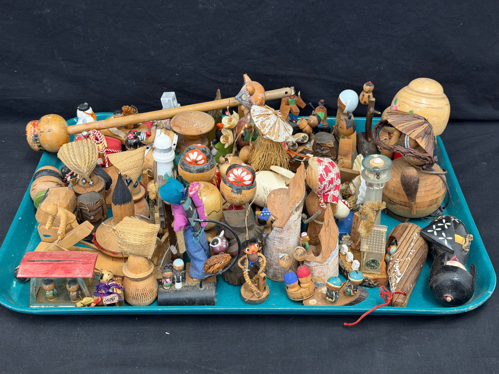 Lot of Asst Kobe / Kokeshi Dolls & More in Various Sizes / Styles (1 of 11)