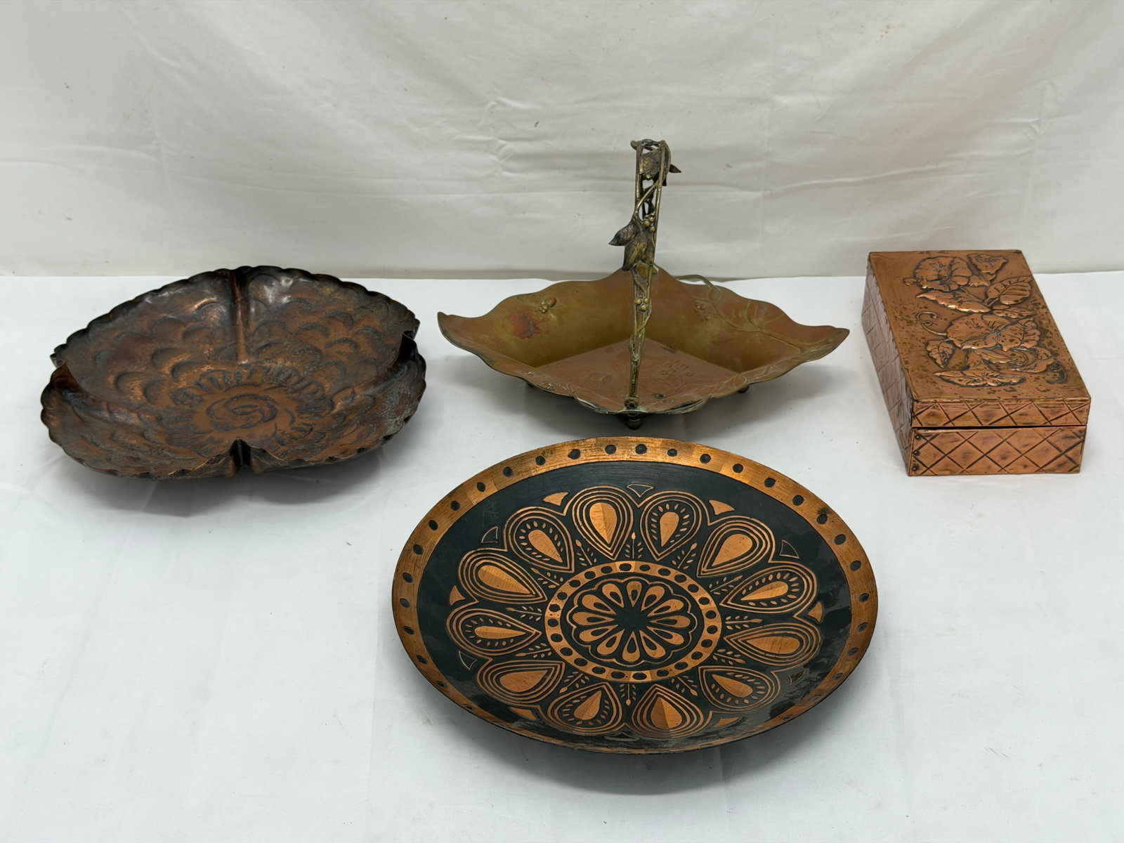Art Nouveau Copper, Vintage Copper Items (1 of 7)