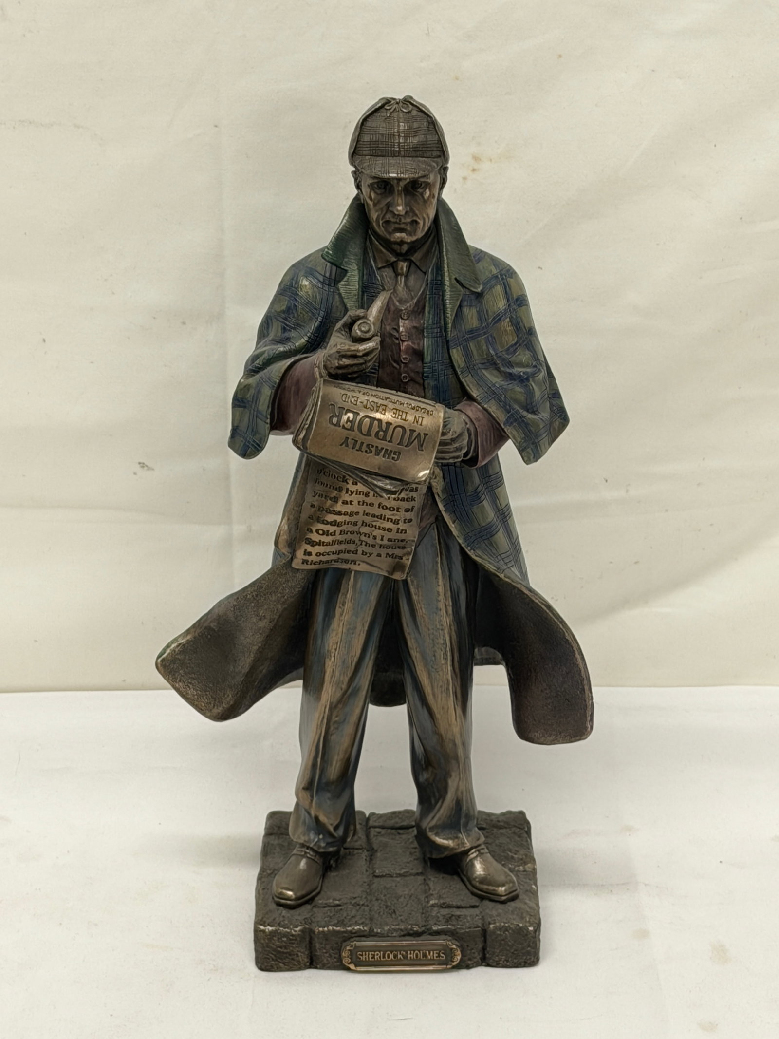 Sherlock Holmes Cold Cast Bronze 11"T by Veronese (1 of 5)