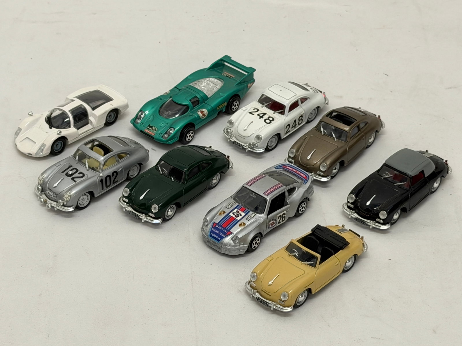 (9)Vintage France & Italy Diecast Porsche Cars 1:43 Scale (1 of 7)