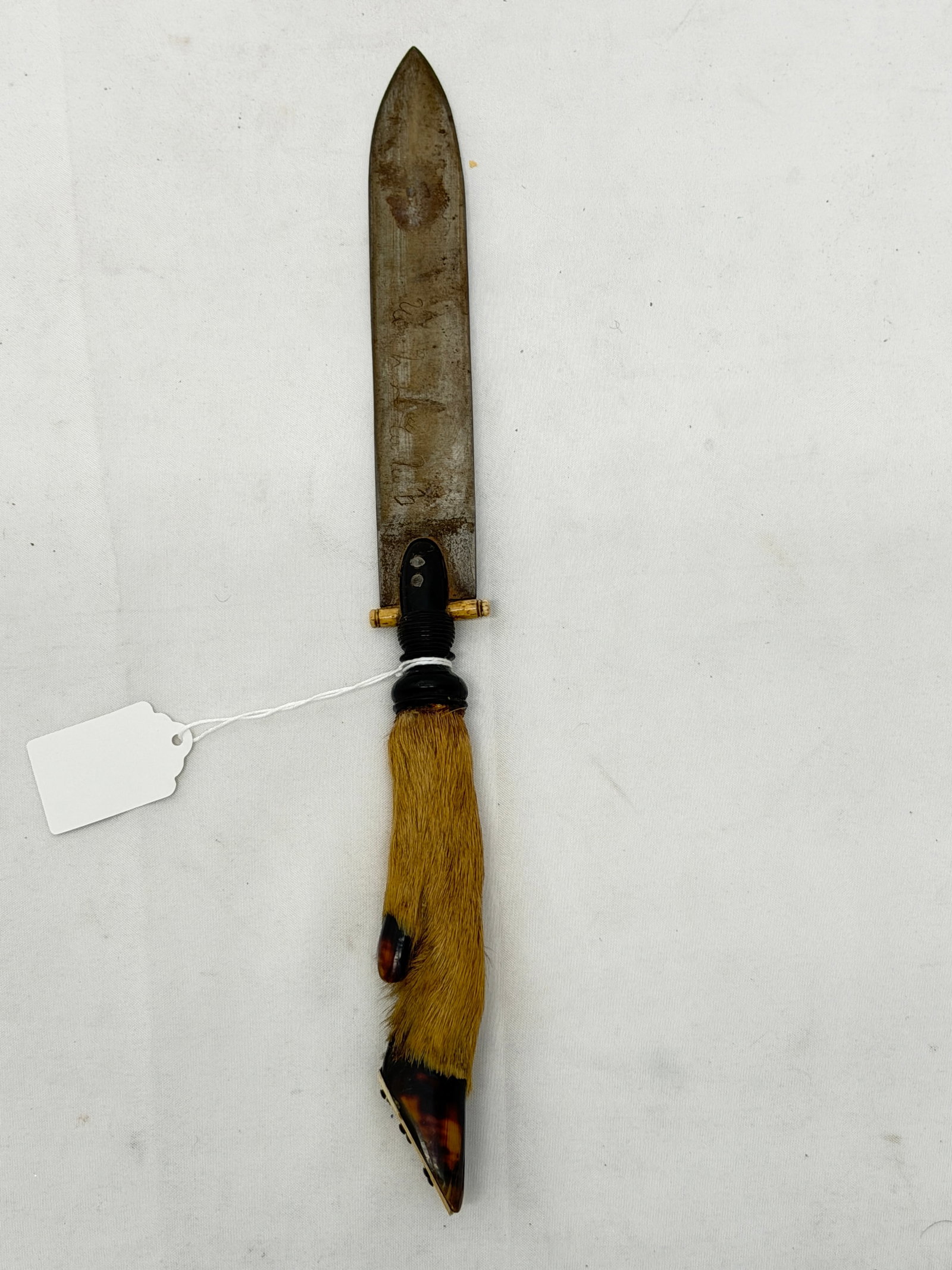 Vintage German Solinger Hunting Knife with Hoof Handle (1 of 7)