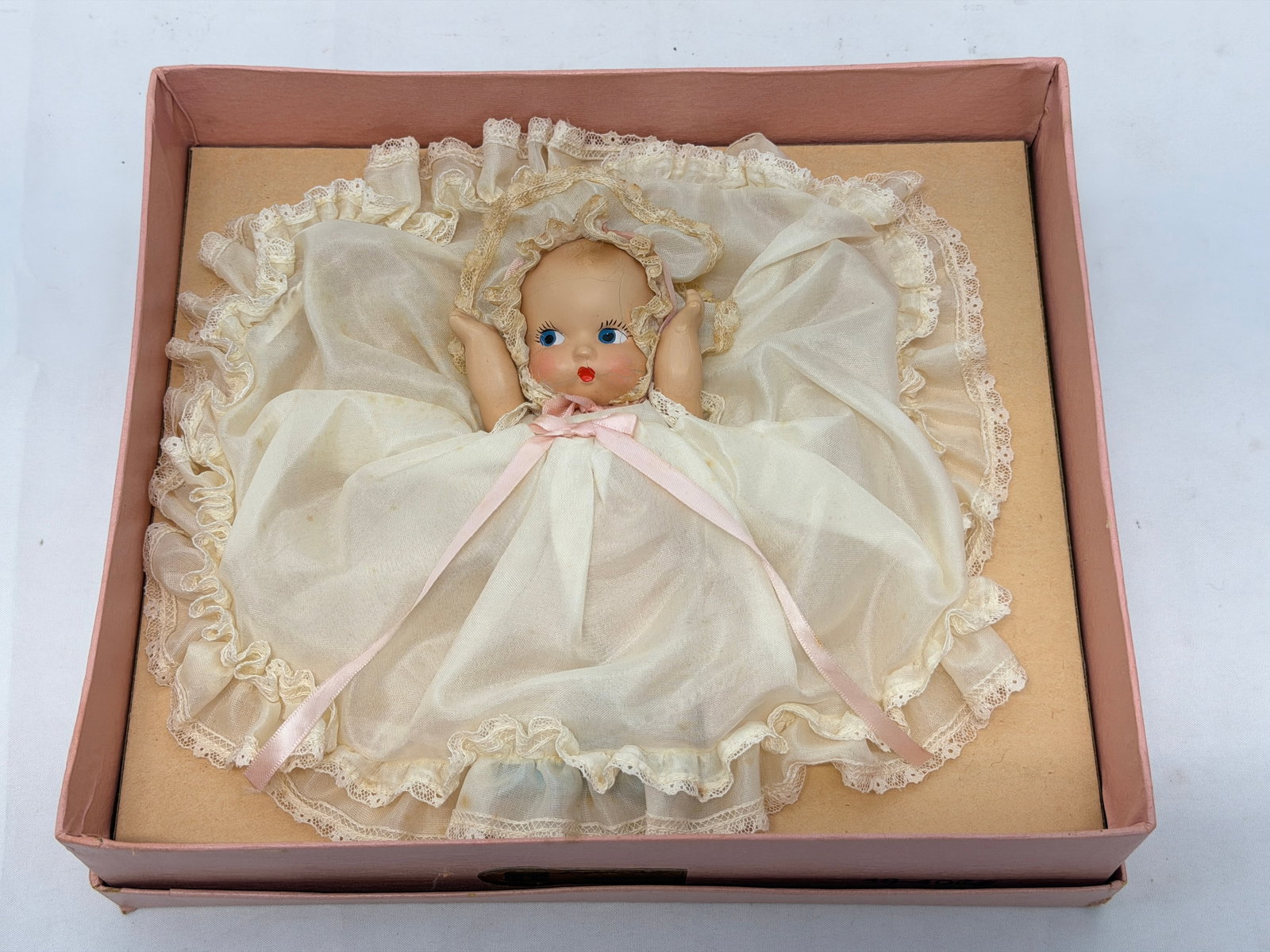 1940s Eugenia Doll "Beloved" with Original Box & Clothing: 1940s Eugenia Doll "Beloved" with Original Box & Clothing