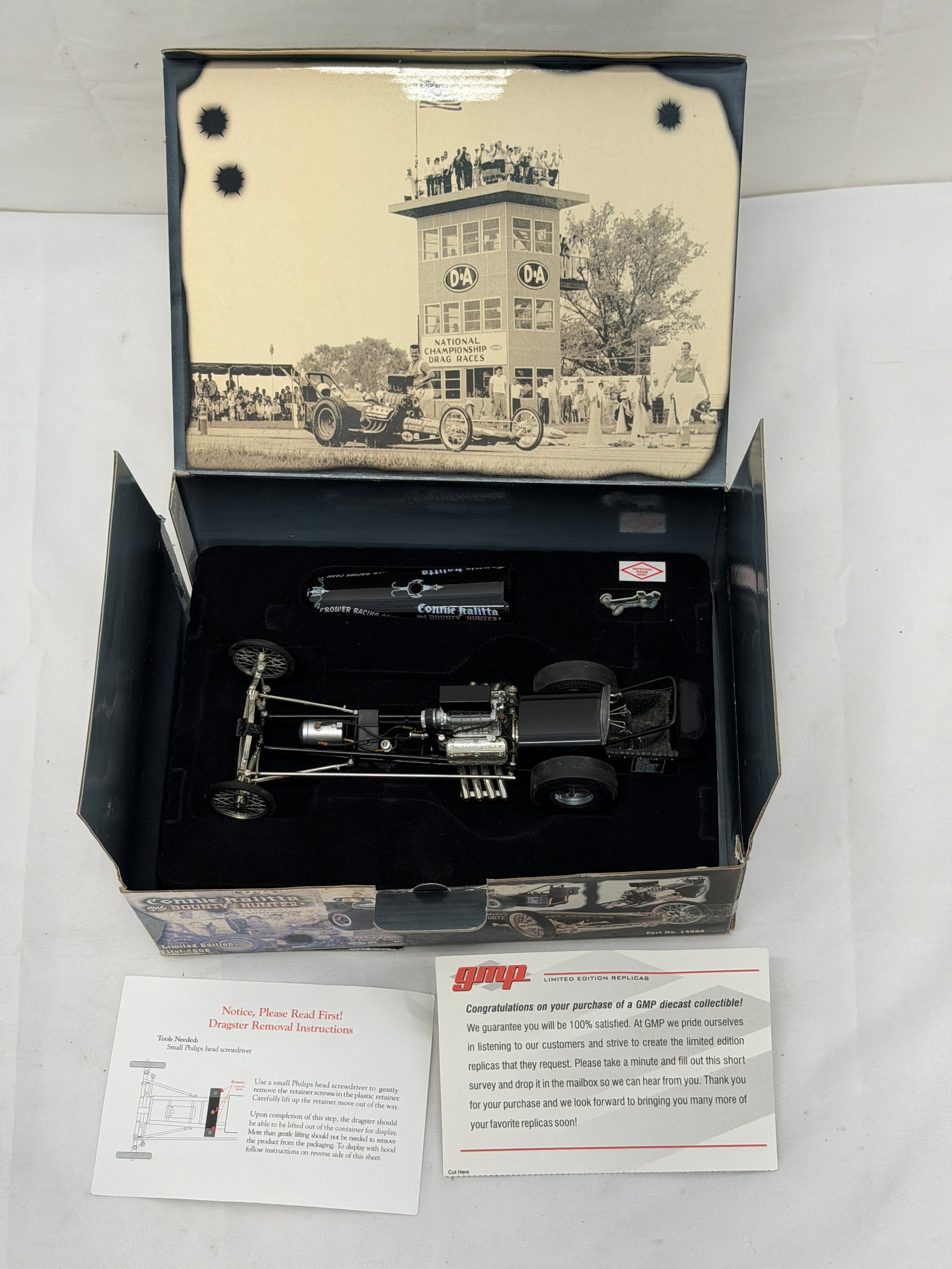GMP Connie Kalita Bounty Hunter DieCast Dragster Limited Ed. with Box (1 of 6)