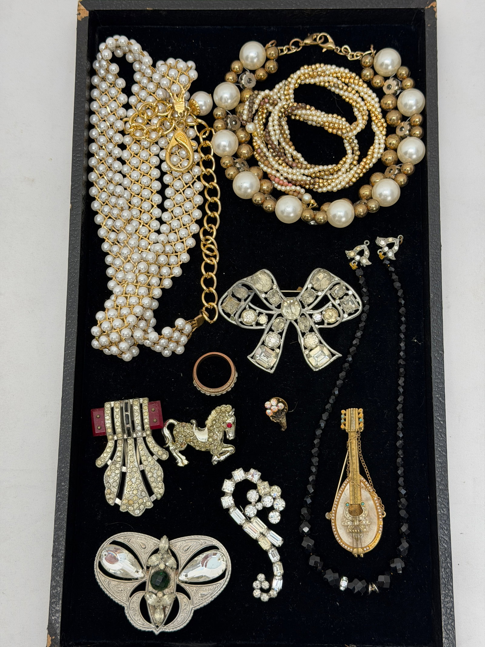 Vintage Rhinestone Pins, Clip, R.Mandle Brooch + More (1 of 8)