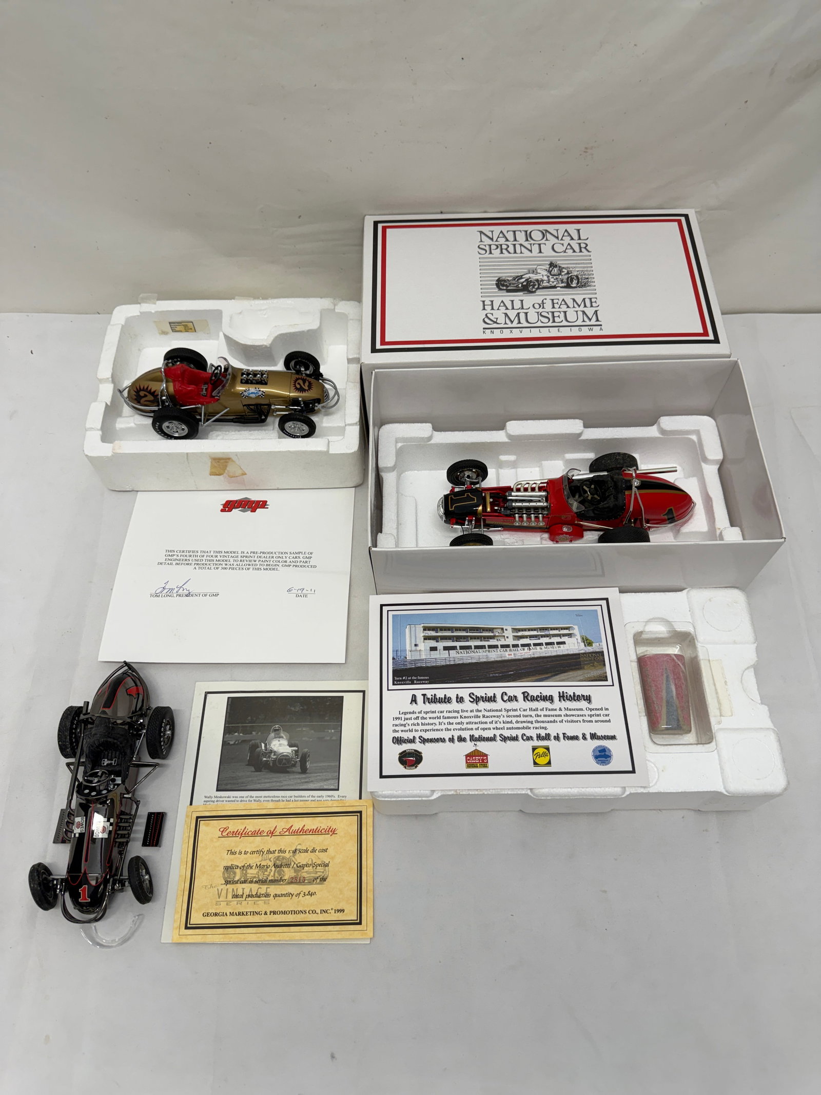 (3)DieCast GMP Racing Roadster Car Models - See Photos (1 of 13)