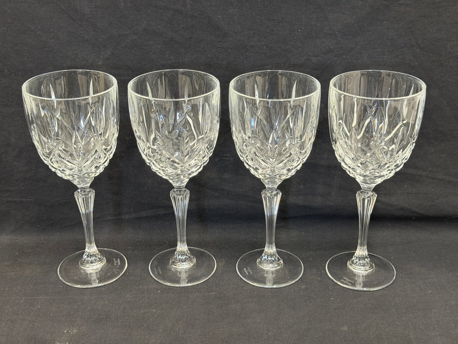 (4)Waterford Marquis Goblets 3.5" x 8.75" (1 of 4)