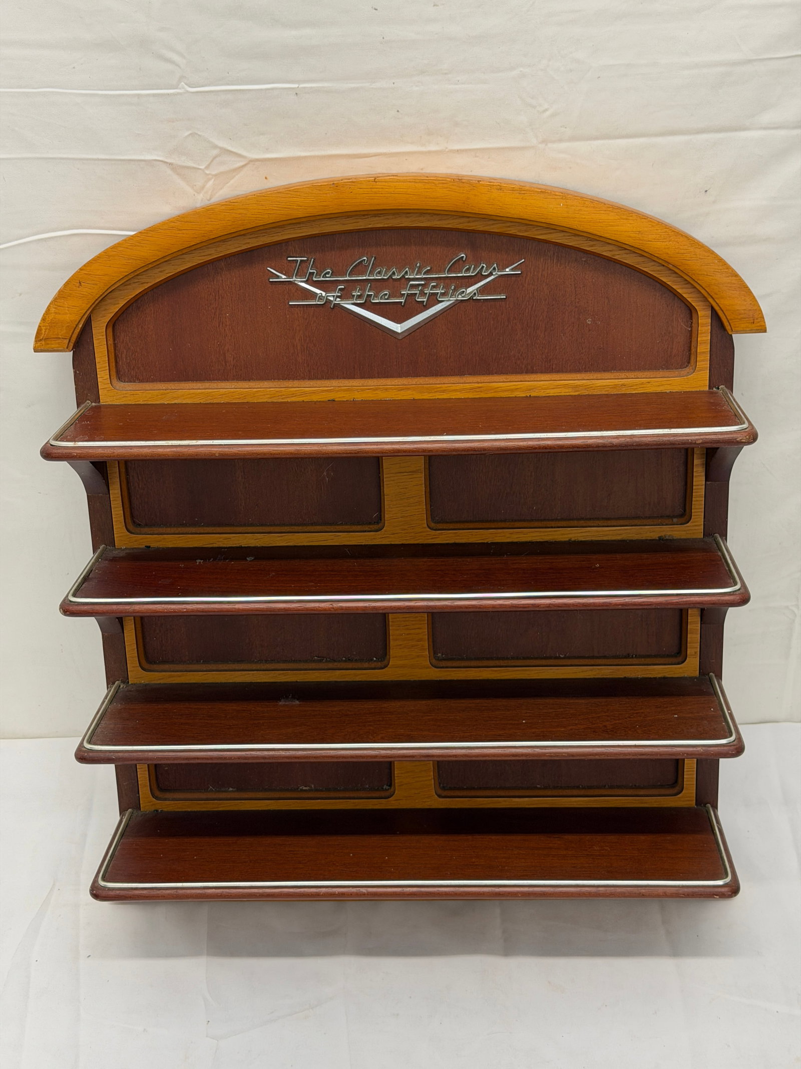 Classic Cars of the Fifties 1:43 DieCast Display Shelf 18.75" x 5" x 21.25": Classic Cars of the Fifties 1:43 DieCast Display Shelf 18.75" x 5" x 21.25"