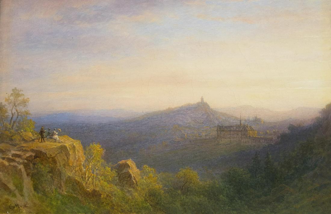 Morgenstern, Carl: Weite abendliche Landschaft (1 of 2)