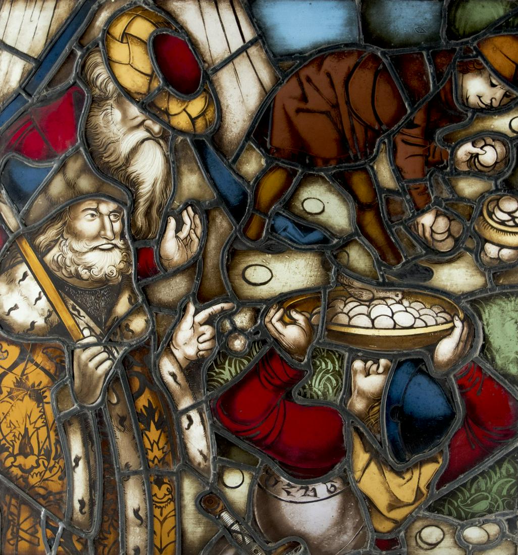 Glasmaler des 19. Jh.: Israel wird in der Wueste mit (1 of 1)