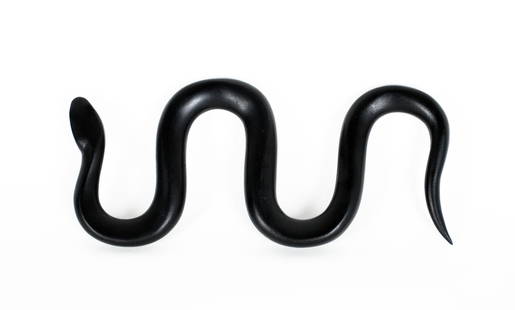 Fritsch, Katharina: Schlange: Katharina Fritsch 1956 Essen Snake plastic, 1999-2001; L 20 cm, W 8.5 cm, H 1 cm