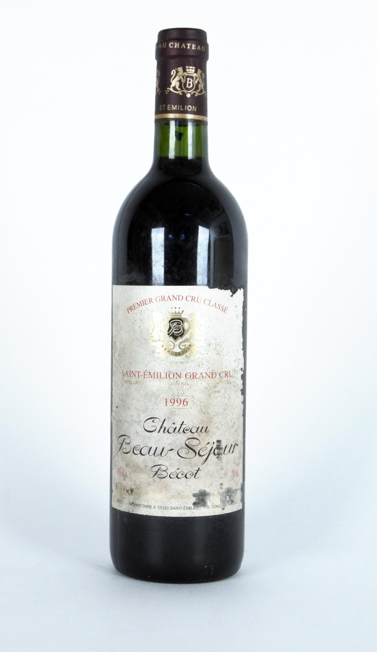 Chateau Beau-Sejour BÃ©cot: 1996 Premier Grand Cru ClassÃ© (1 of 1)