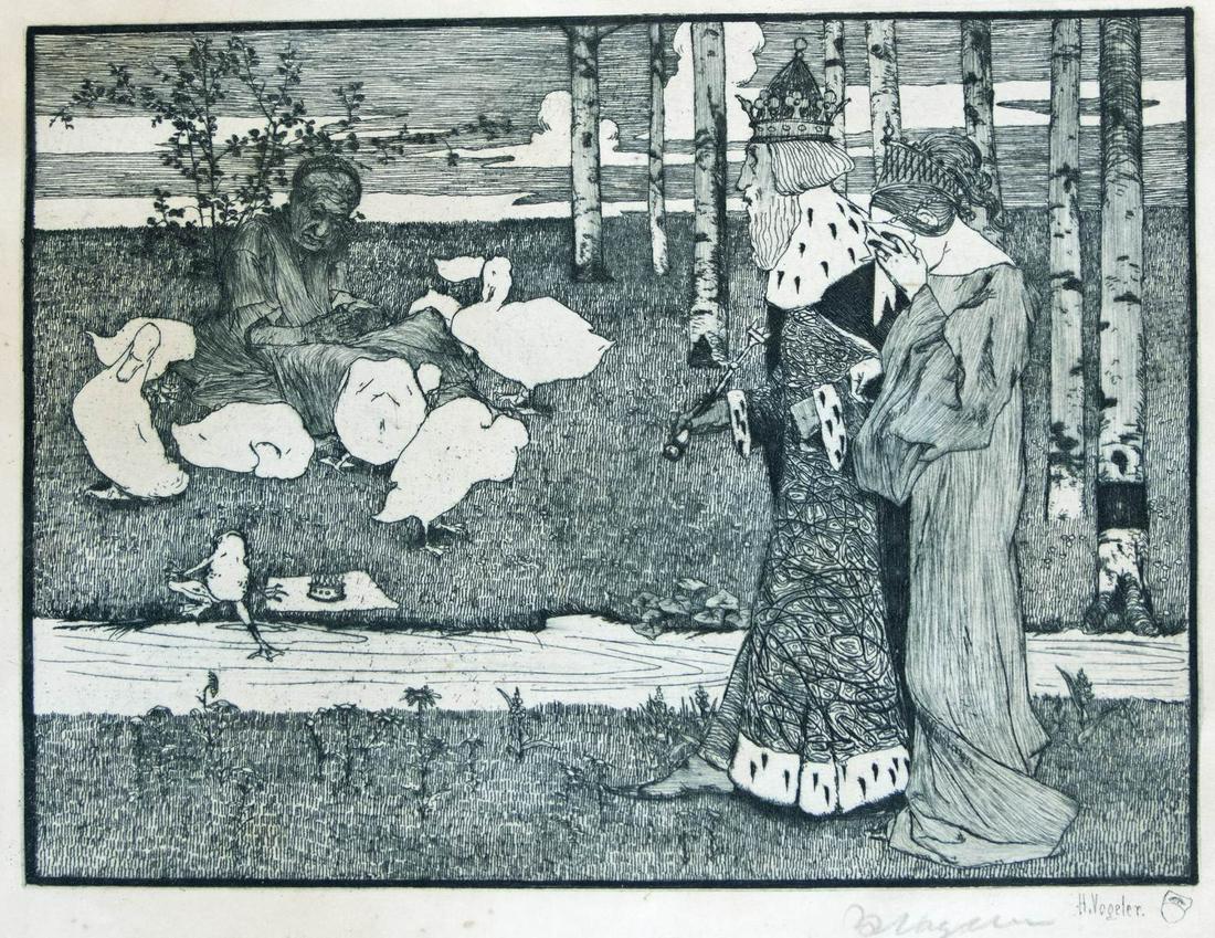 Vogeler, Heinrich: Der Froschkoenig (1 of 1)