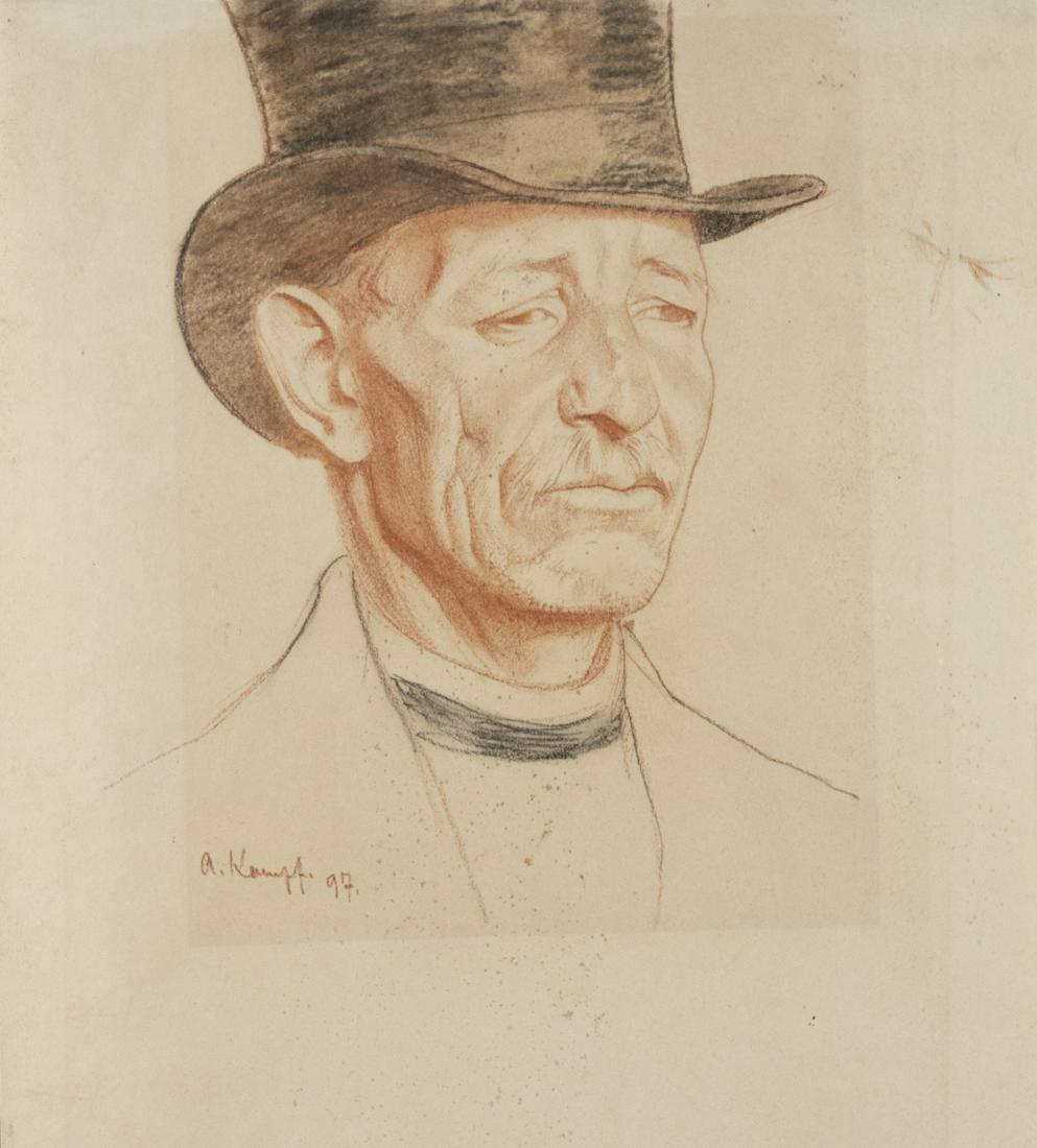 Kampf, Arthur: Mann mit Zylinder (1 of 1)