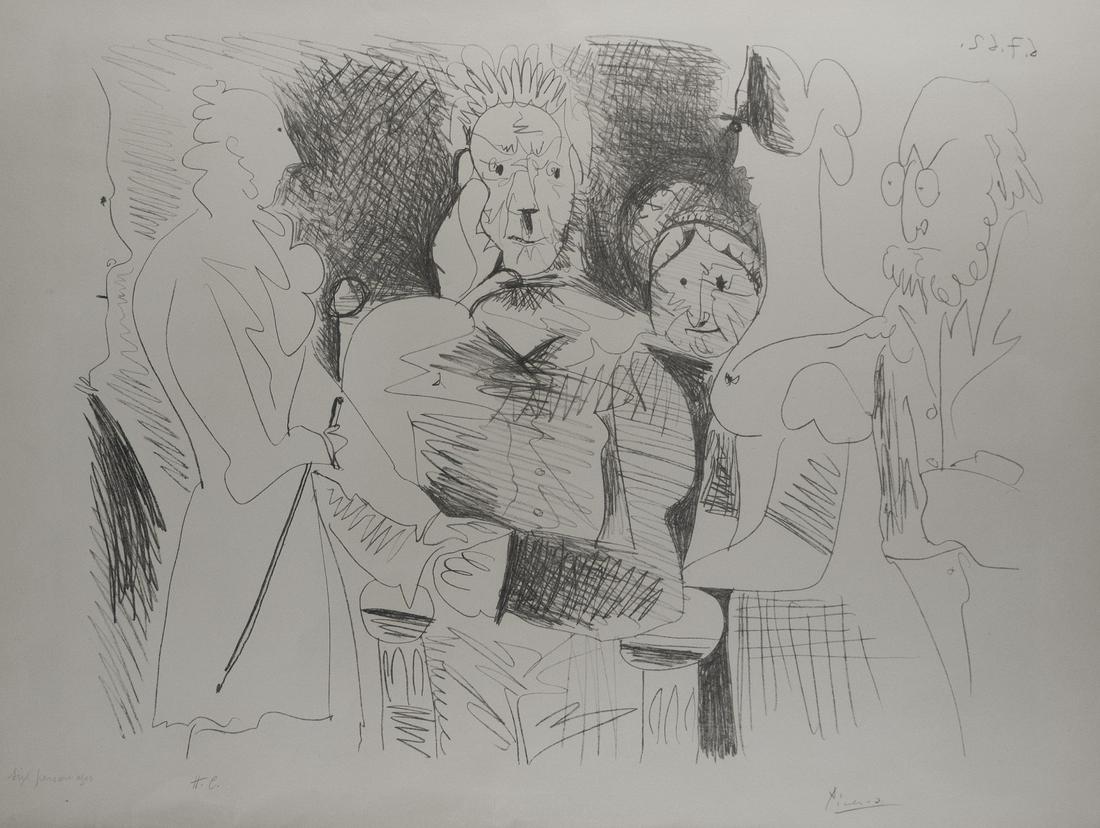 Picasso, Pablo: Portrait de Famille, Six Personnages (1 of 1)
