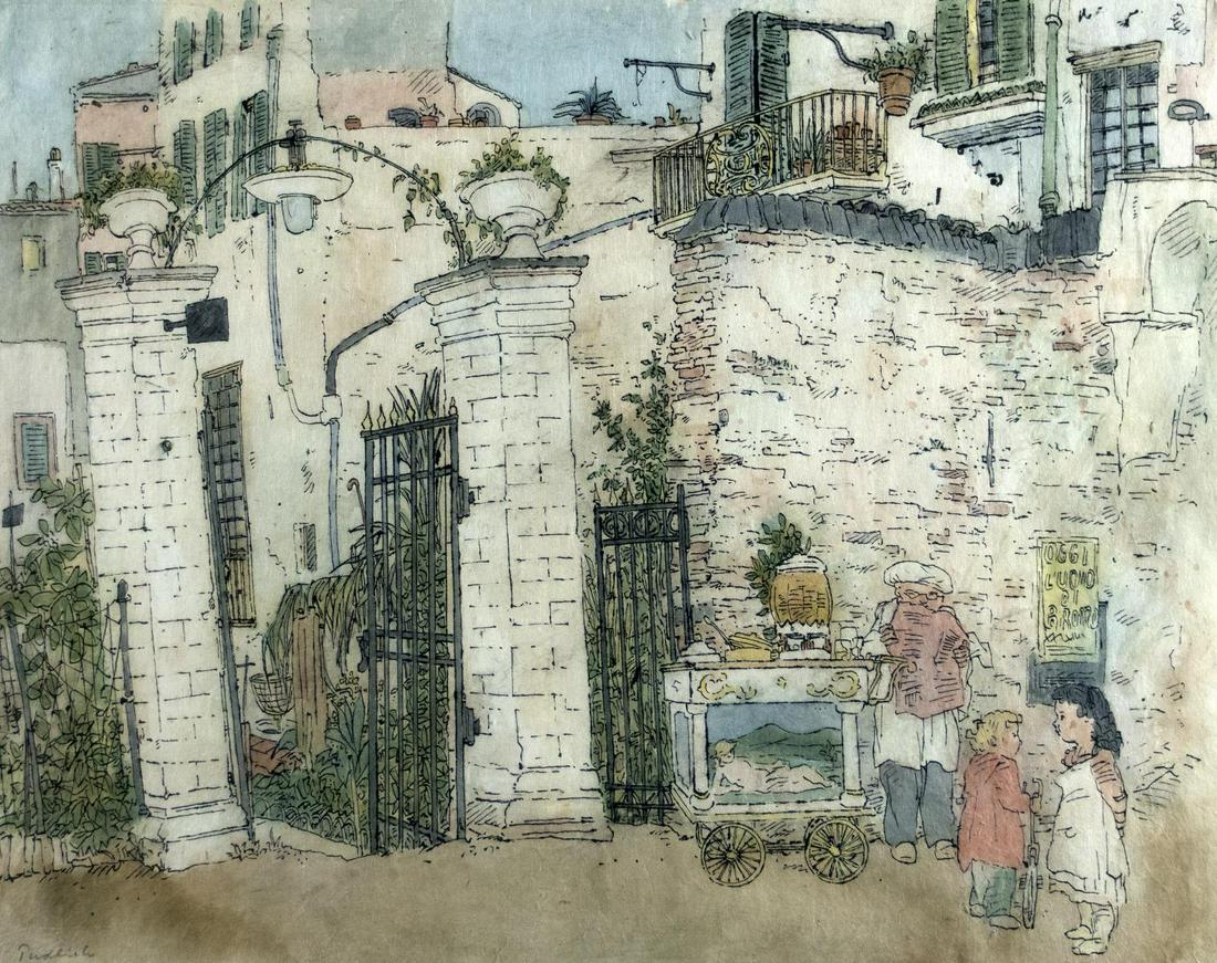 Pudlich, Robert: Eisverkaeufer in der Toscana (1 of 1)