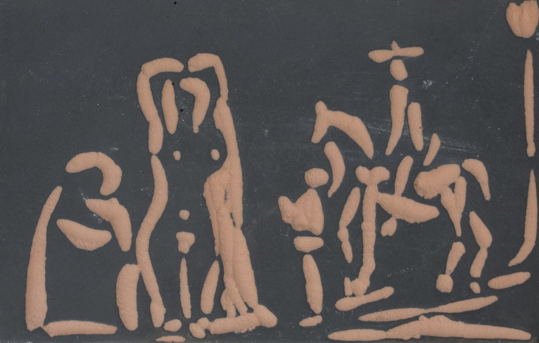 Picasso, Pablo: Personnages et Cavalier (1 of 1)