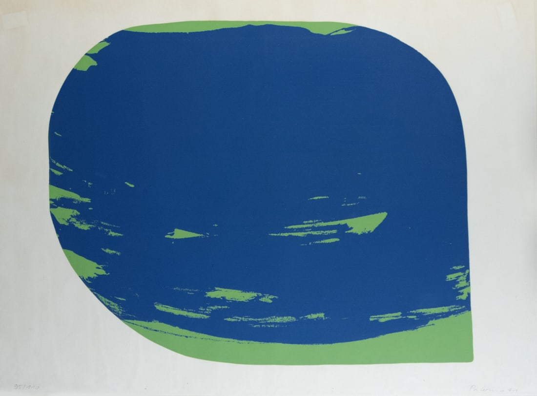 Palermo, Blinky: Ohne Titel: Blinky Palermo 1943 - 1977 Untitled Silkscreen on paper; H 450 mm, W 555 mm; signed and dated lower center ''Palermo 71''; numbered lower left ''95/110''