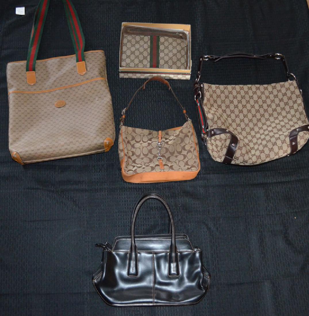 Collection of Vintage Gucci Bags (1 Coach) (1 of 1)