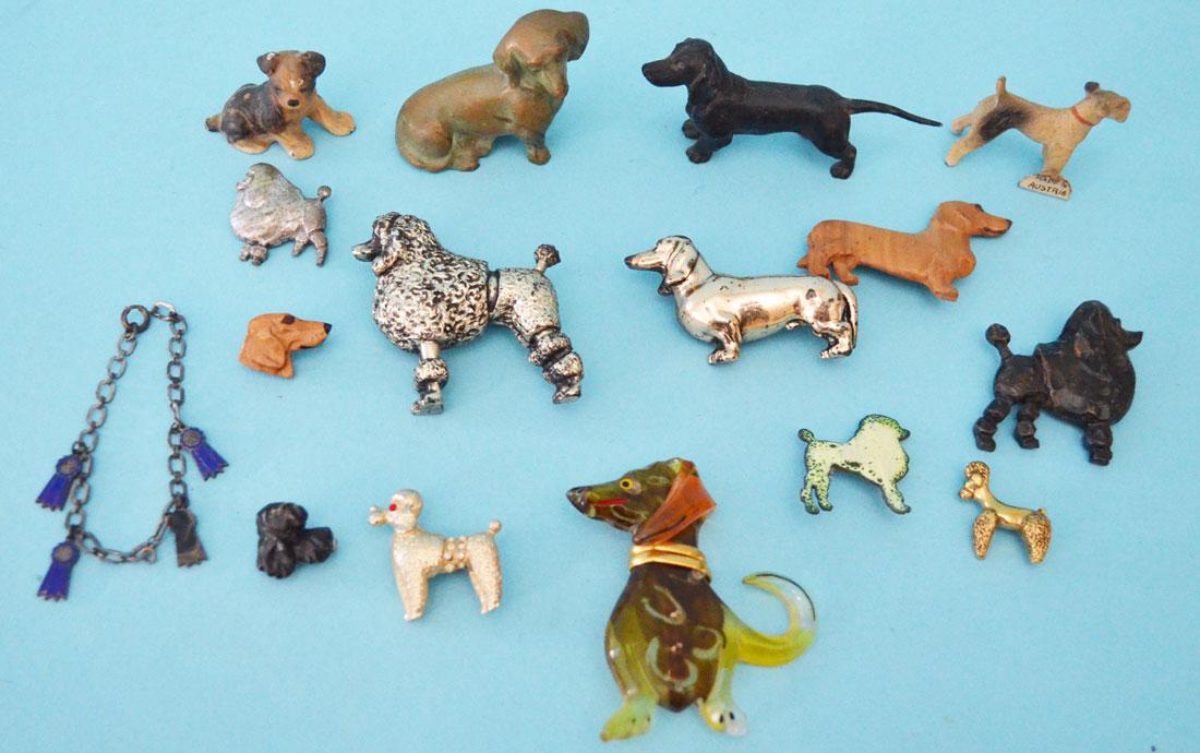 Wonderful Dog Lot Of Figures & Costume Pins (1 of 5)