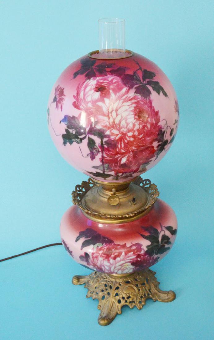 Stunning Victorian Success Banquet Lamp (1 of 3)