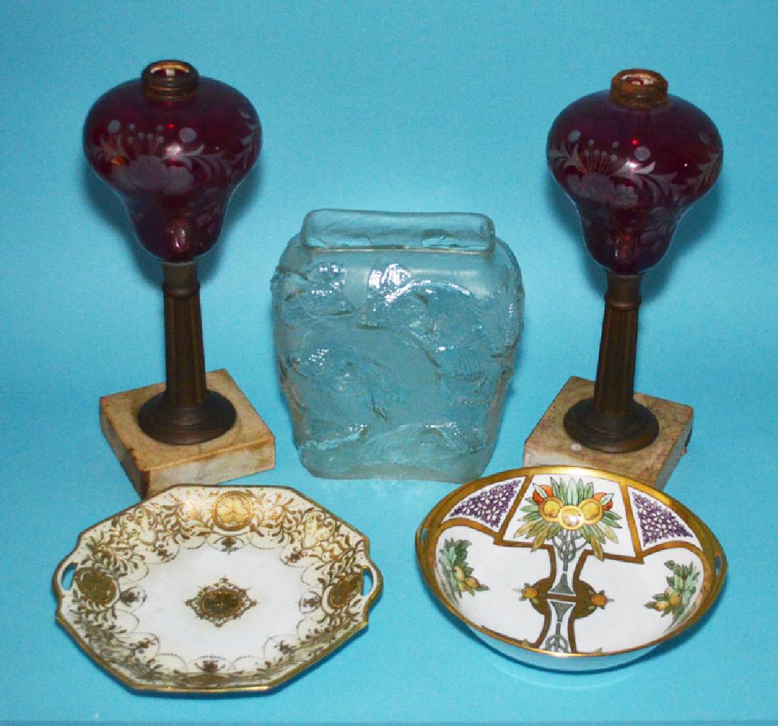 Glass & Porcelain lot (Rosenthal, Cut To Clear) (1 of 4)