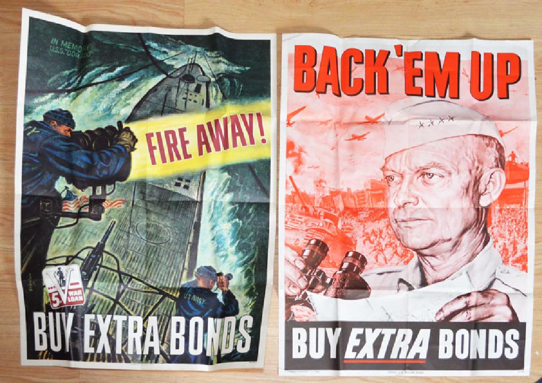 Two WWII War Bond Posters (1 of 3)