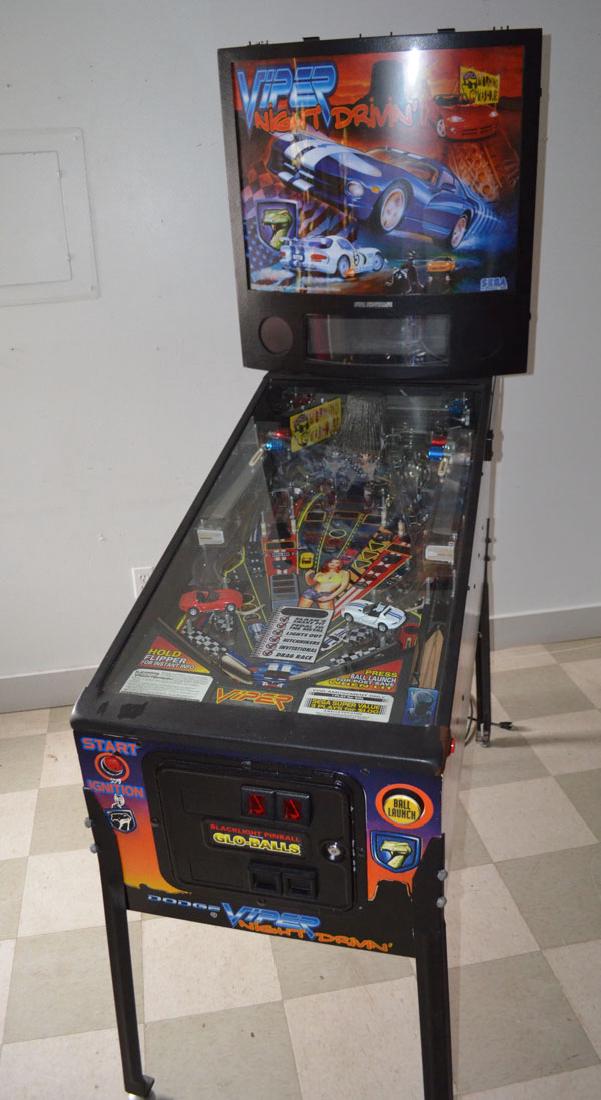 SEGA's Viper Night Drivin' Pinball Machine (1 of 5)