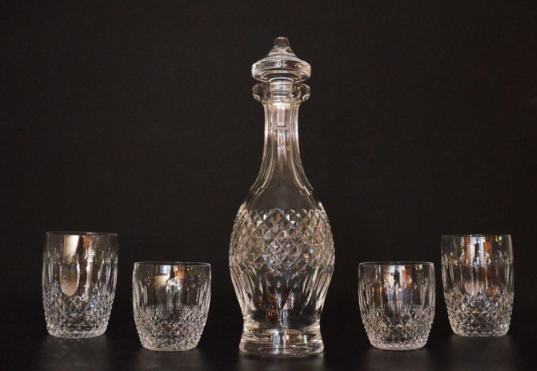 16pc Waterford Colleen Glasses with Decanter (1 of 1)