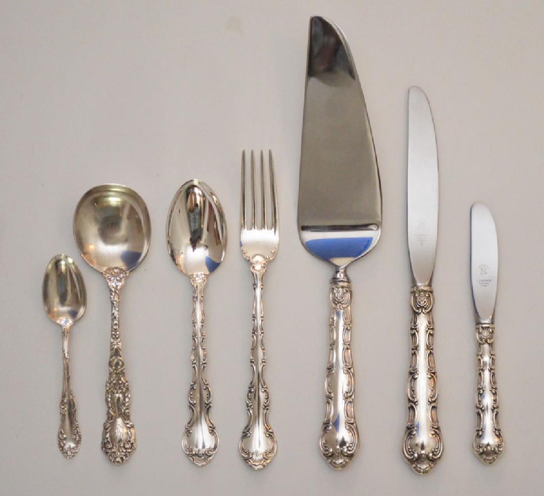 Large Lot Of Mostly Gorham Ornate Sterling Flatware (1 of 1)