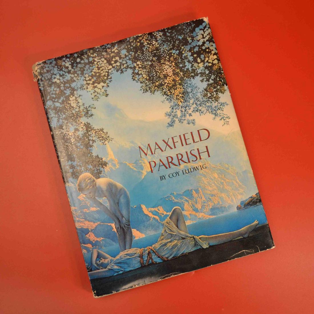 Lot of 7 Framed Maxfield Parrish Prints & Book (1 of 10)