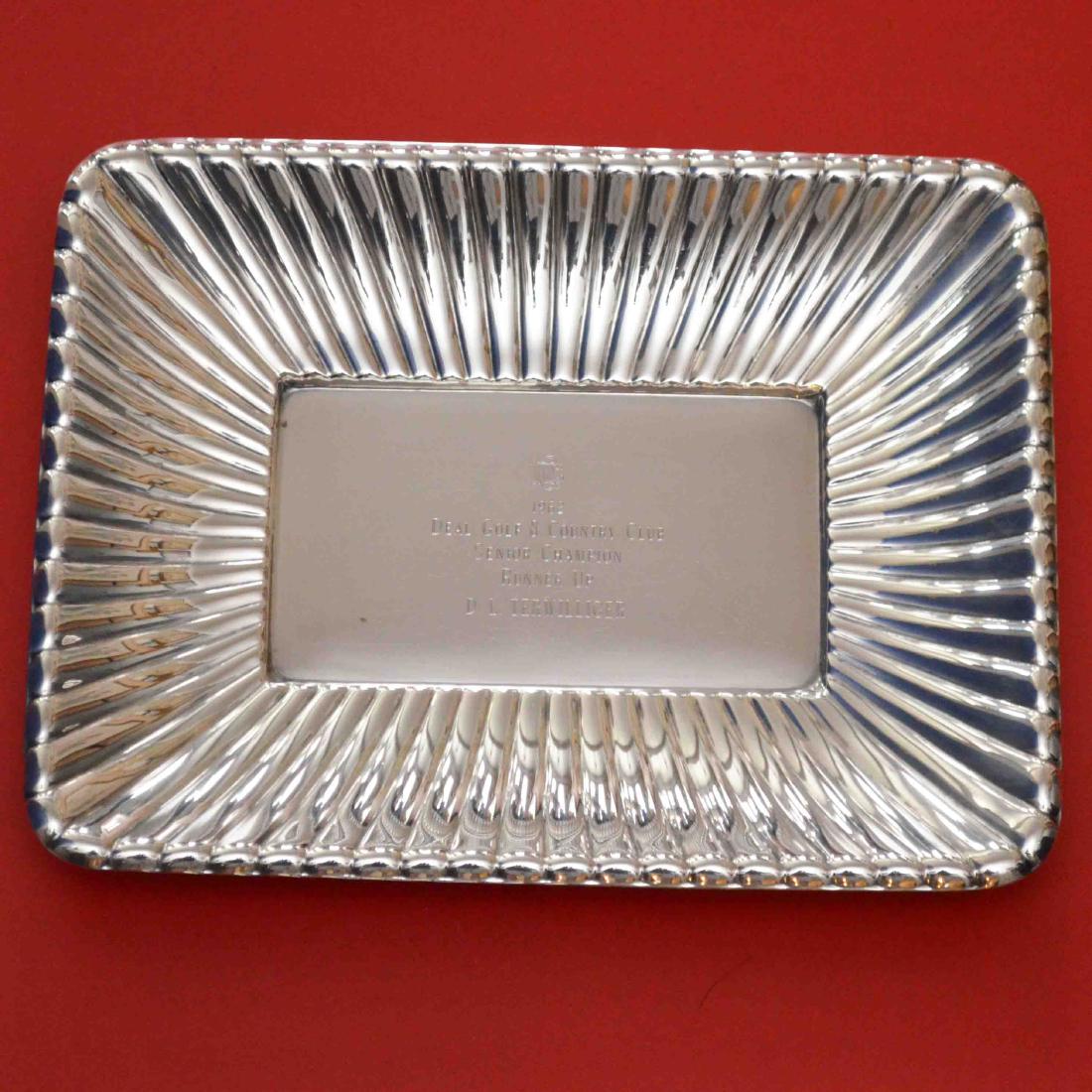 Sterling Silver Golf Trophy Dish (1 of 1)