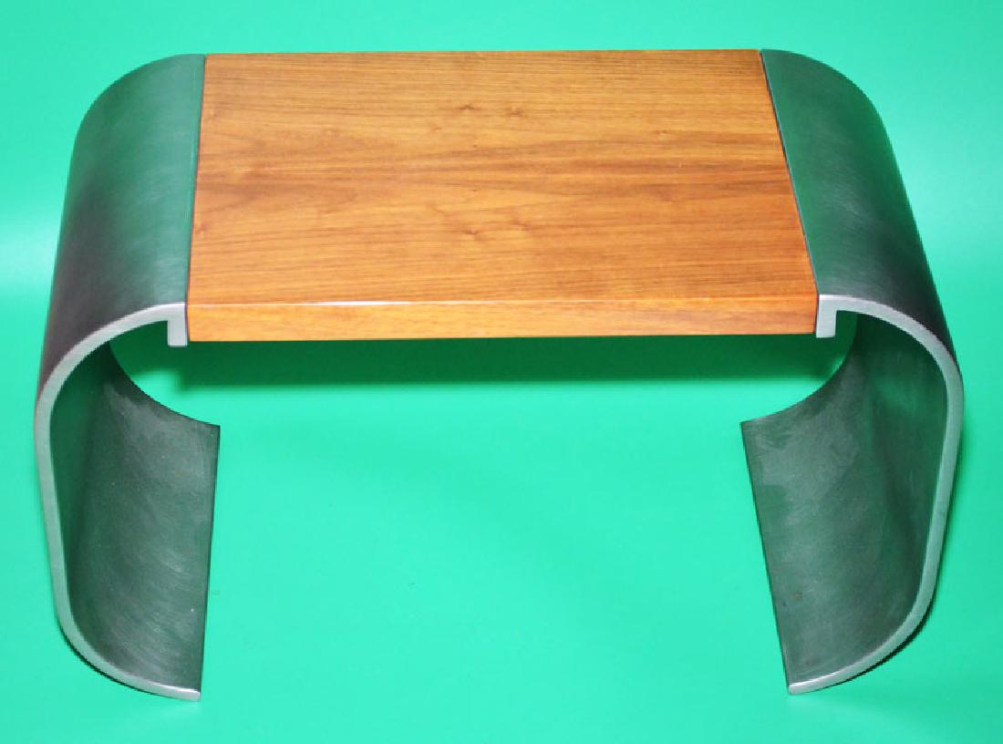 Macao Side Table for Brueton By Stanley Jay Friedman: Measures 14.5 inches tall by 24.5 inches long by 12 inches deep. In nice overall condition finish has some scuffing no scratches