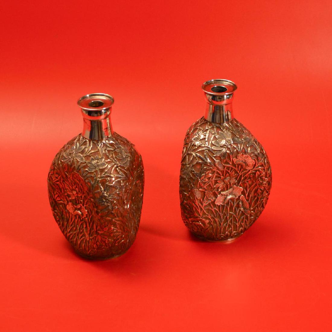 Beautiful Vintage Sterling Silver Bottles (1 of 1)