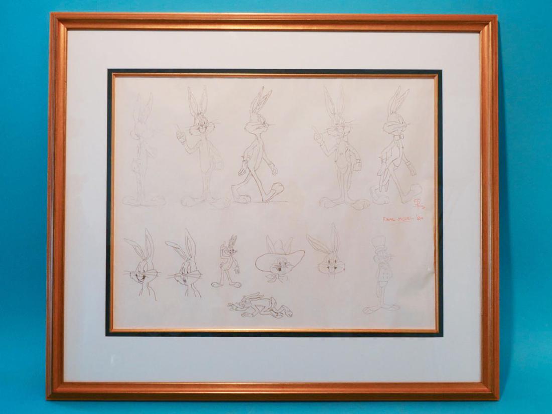 Bugs Bunny Looney Tunes Model Sheet (1 of 3)