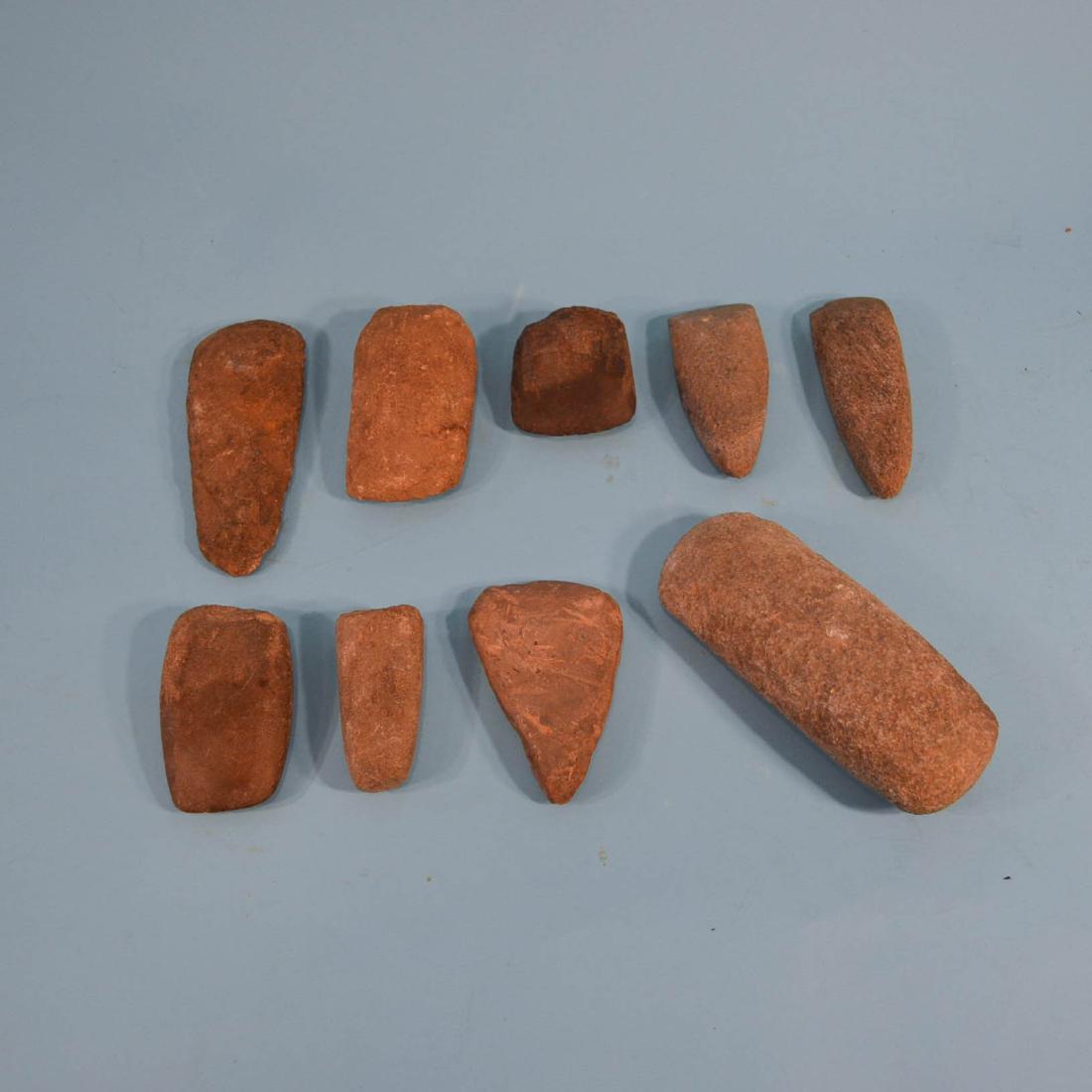 Native American Indian Chipped Celts (1 of 2)