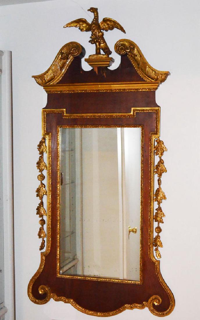 Stunning Antique Federal Mirror w Eagle