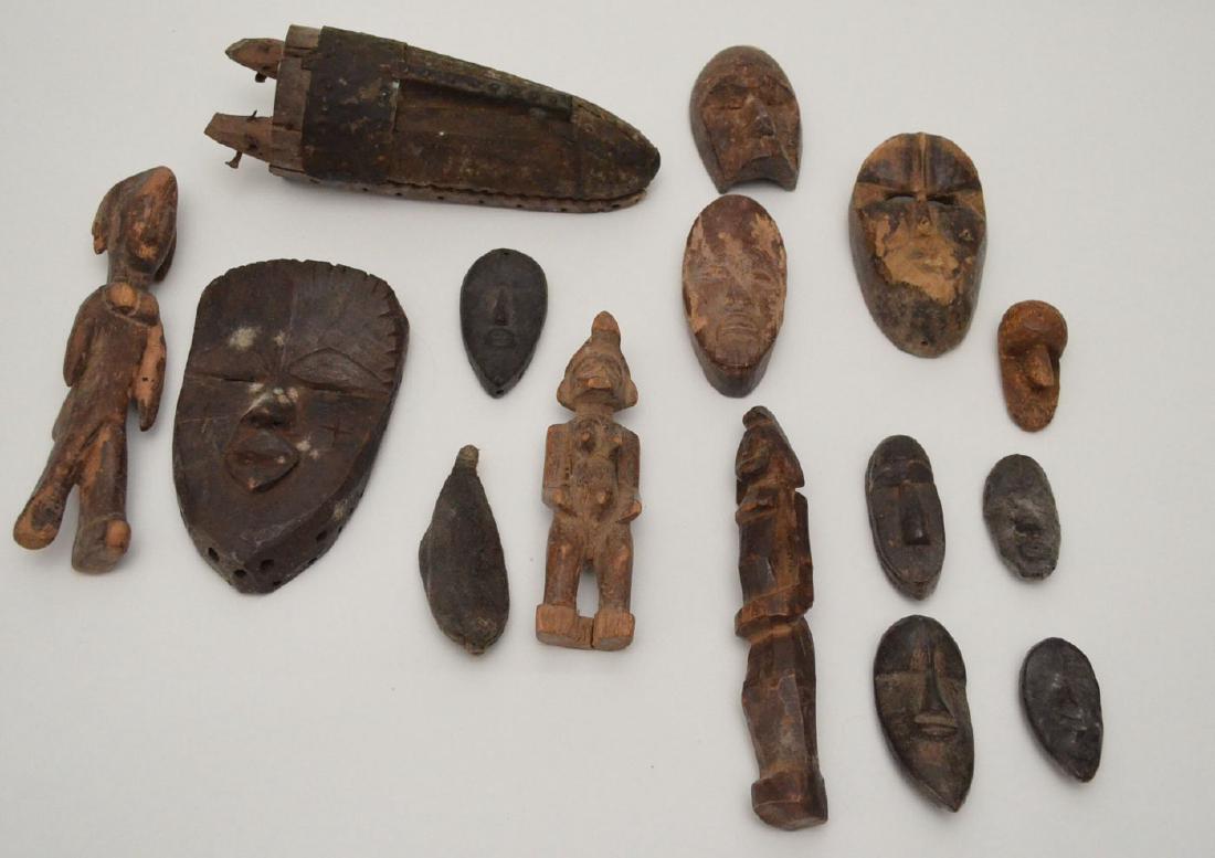 Large Group Of Ancient Passport Masks and Figures (1 of 1)