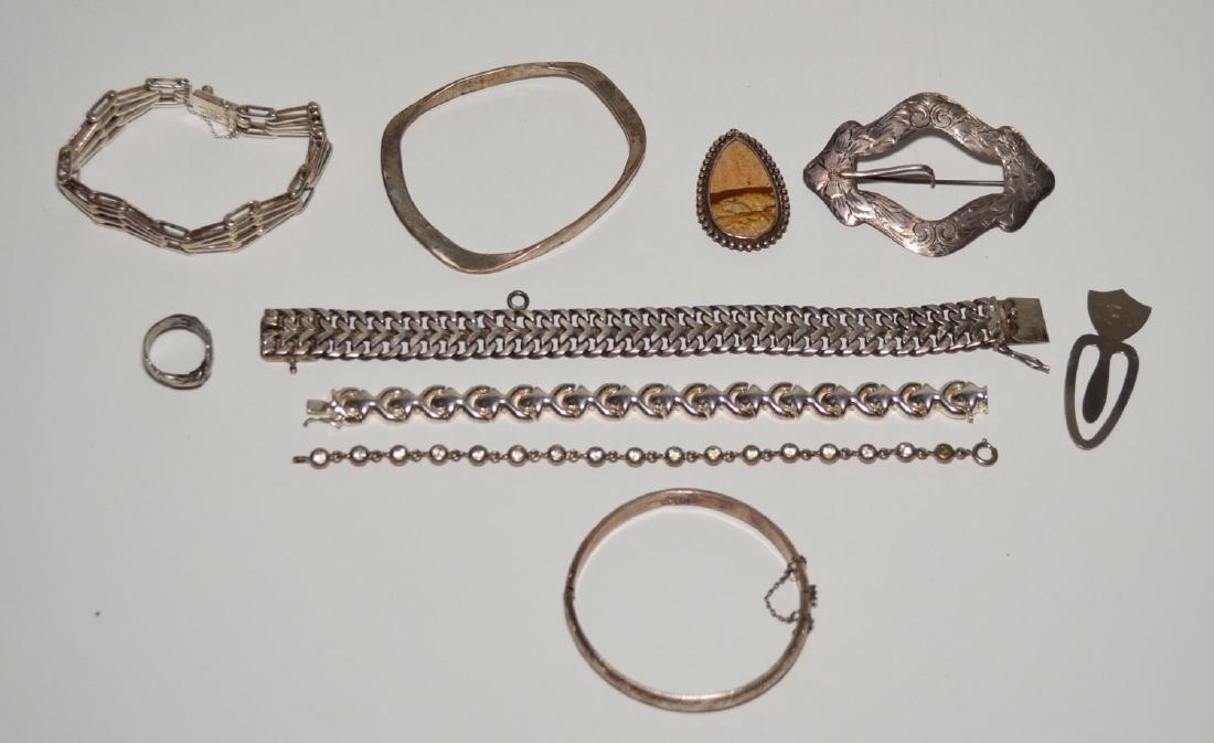 Heavy Sterling Silver Jewelry (Bracelets, Ring) (1 of 3)